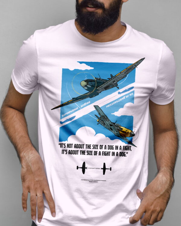 Majica-Spitfire-vs-Bf-109-Dogfight-man1 Majica-Spitfire-vs-Bf-109-Dogfight-man1