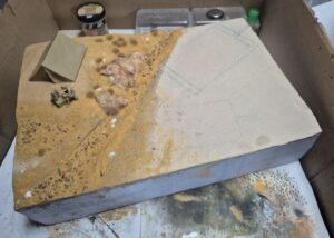 Projekat u radu – Diorama bitke za Sidi Bou Zid – 1/35